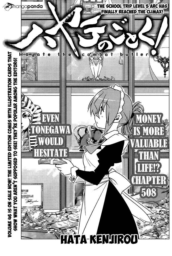 Hayate No Gotoku! Chapter 508 : Even Tonegawa Would Hesitate - Picture 2