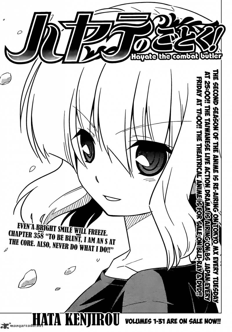 Hayate No Gotoku! Chapter 358 : To Be Blunt, I Am An S At The Core, Also, Never Do What I Do - Picture 2