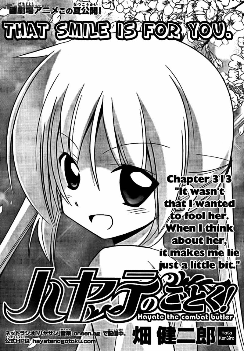 Hayate No Gotoku! Chapter 313 : It Wasn T That I Wanted To Fool Her.when I Think About Her ,it Makes Me Lie Just A Little Bit - Picture 3