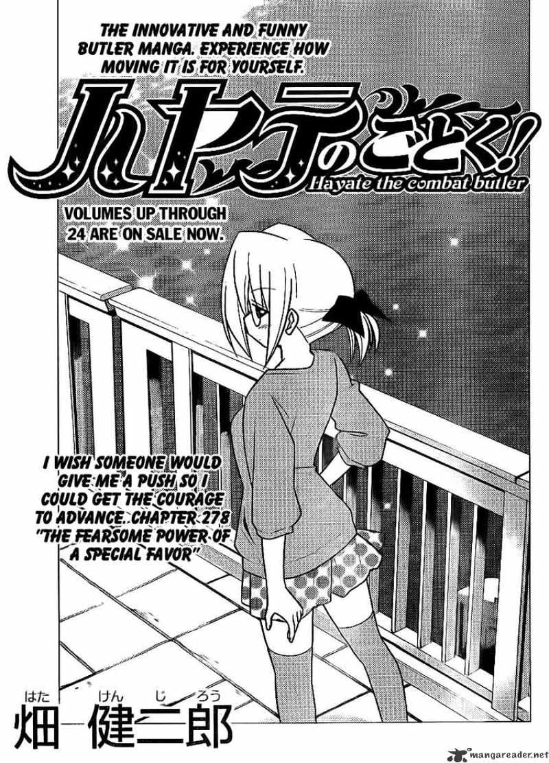 Hayate No Gotoku! Chapter 278 - Picture 3