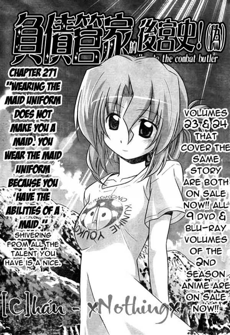Hayate No Gotoku! Chapter 271 - Picture 1
