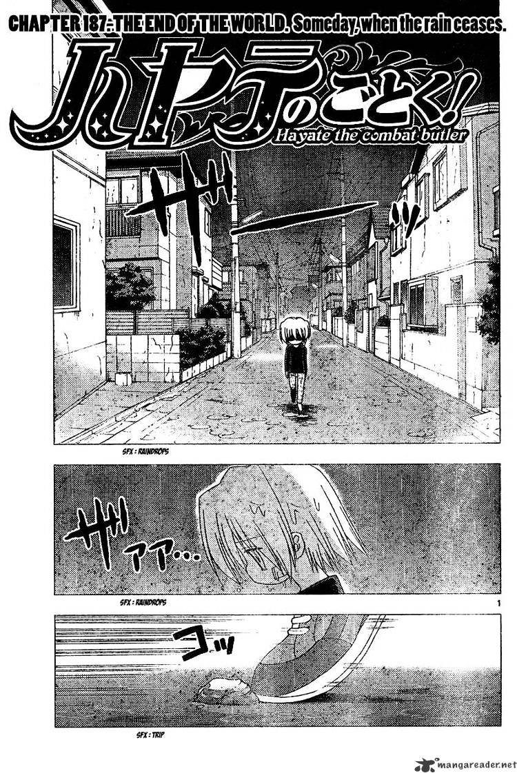 Hayate No Gotoku! Chapter 187 - Picture 1