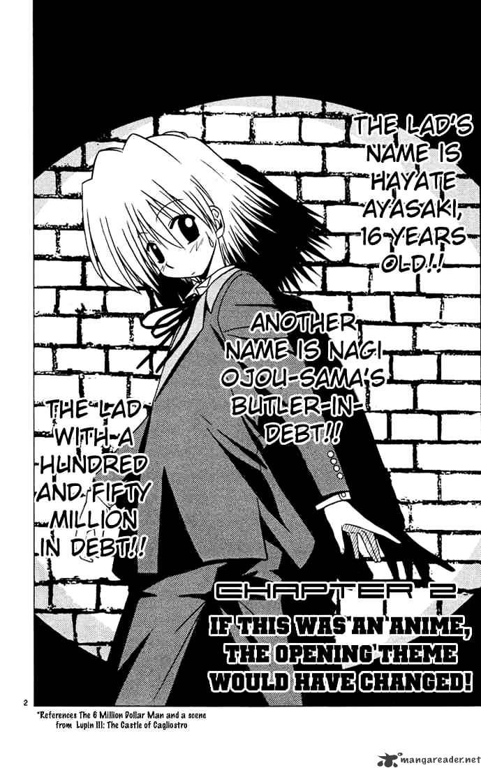 Hayate No Gotoku! Chapter 33 : If This Was An Anime, The Opening Theme Would Have Changed! - Picture 2