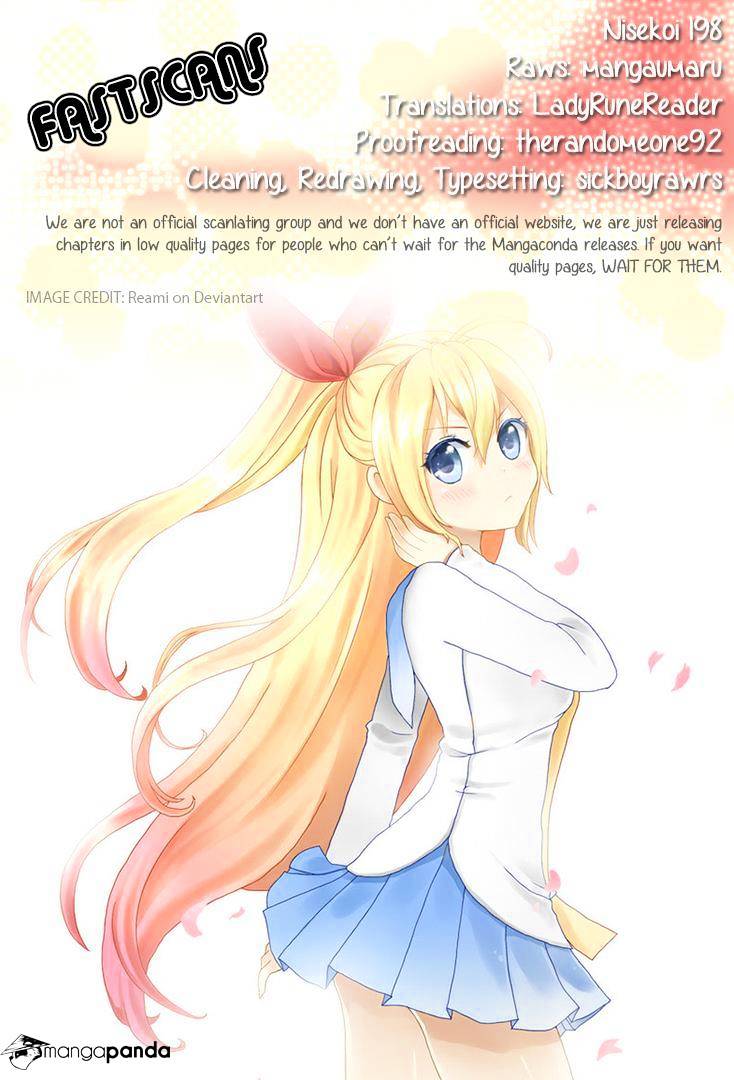 Nisekoi Chapter 198 - Picture 1