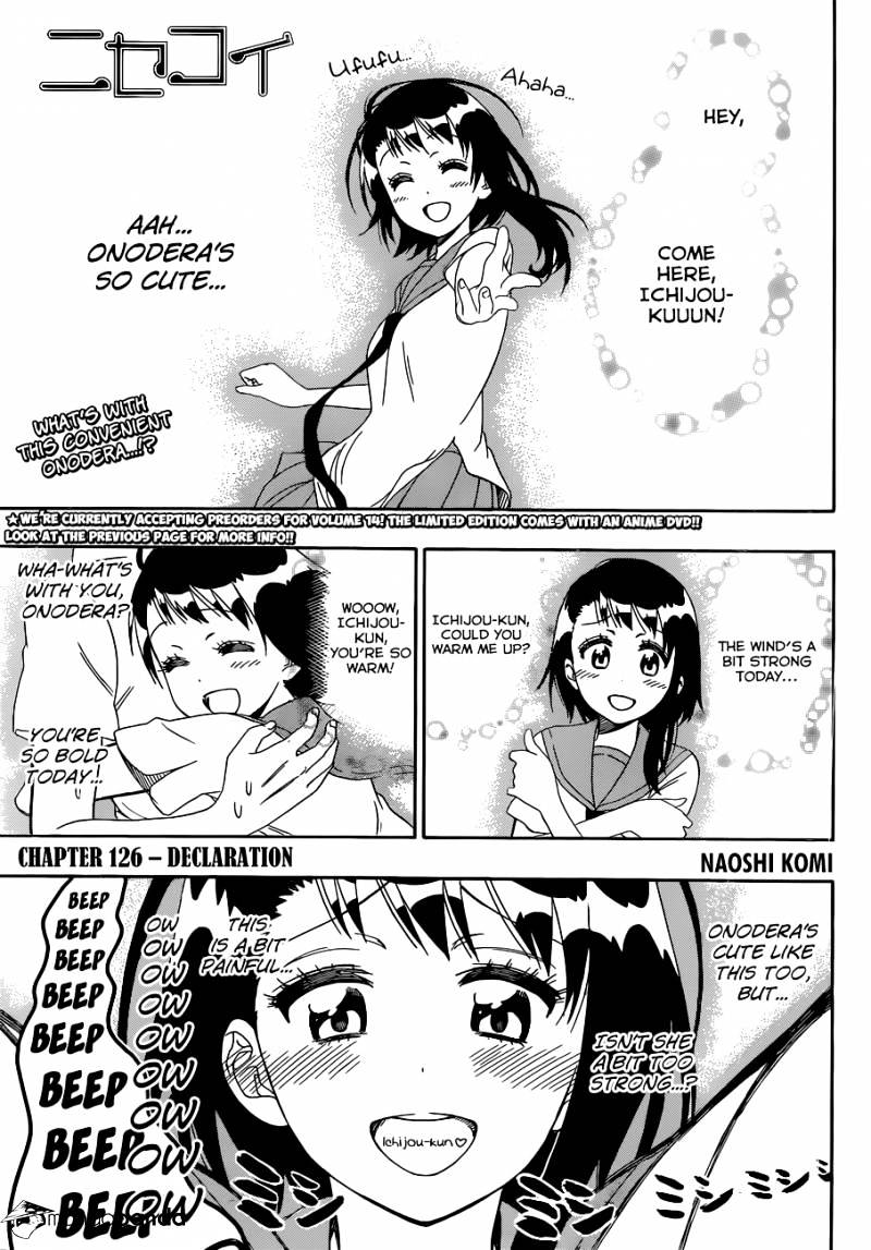 Nisekoi Chapter 126 - Picture 2