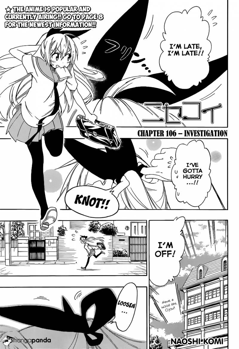 Nisekoi Chapter 106 - Picture 2