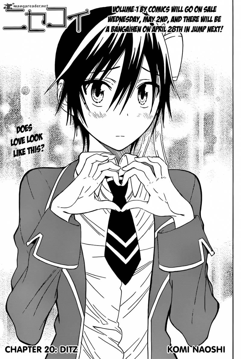 Nisekoi Chapter 20 - Picture 1