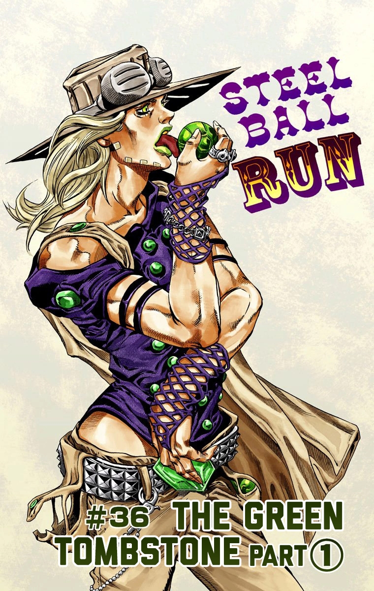 Jojo's Bizarre Adventure Part 7 - Steel Ball Run Vol.8 Chapter 36: The Green Tombstone Part 1 - Picture 2