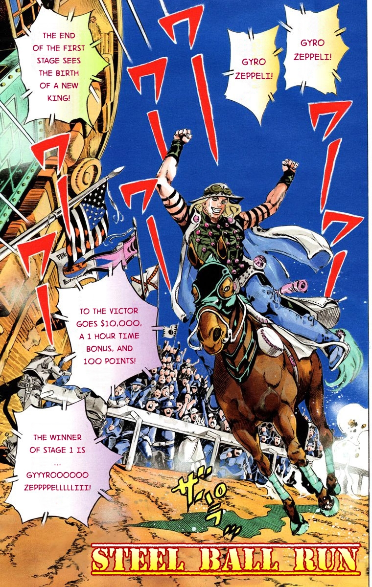 Jojo's Bizarre Adventure Part 7 - Steel Ball Run Vol.3 Chapter 12: First Stage Disqualified From Victory - Picture 3
