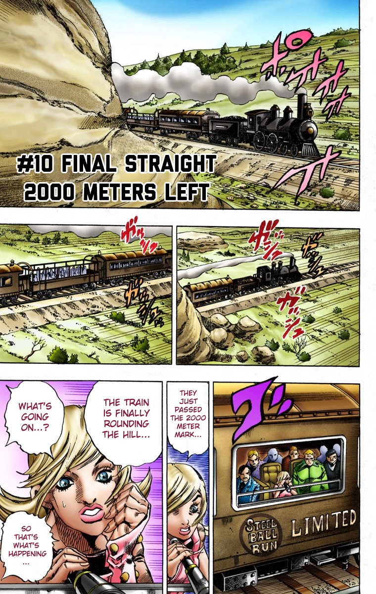 Jojo's Bizarre Adventure Part 7 - Steel Ball Run Vol.2 Chapter 10: Final Straight 2000 Meters Left - Picture 2
