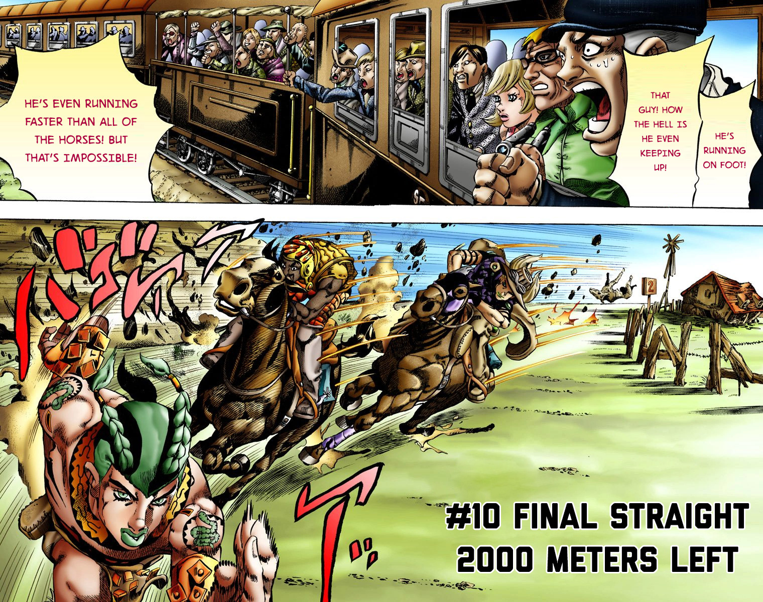 Jojo's Bizarre Adventure Part 7 - Steel Ball Run Vol.2 Chapter 10: Final Straight 2000 Meters Left - Picture 3