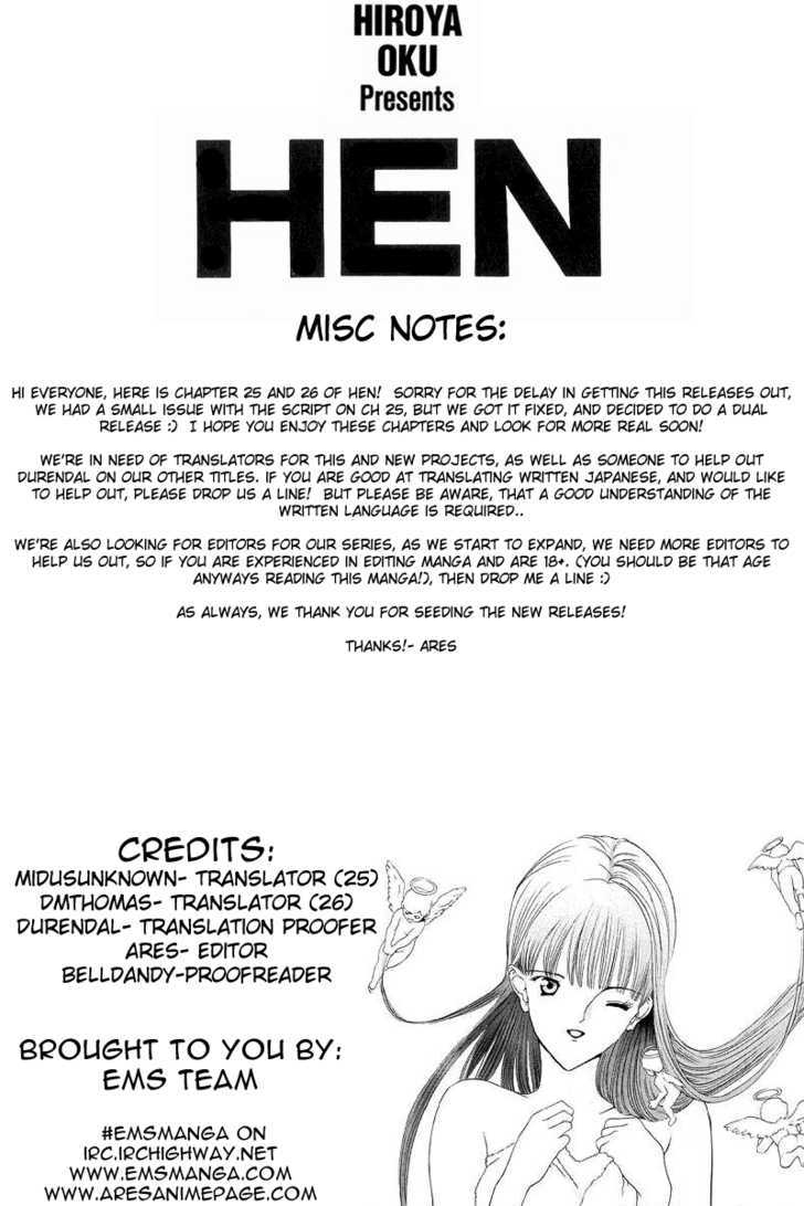 Hen Vol.3 Chapter 25 : 25 Start Of Troubles 26 Absolute Mess - Picture 1