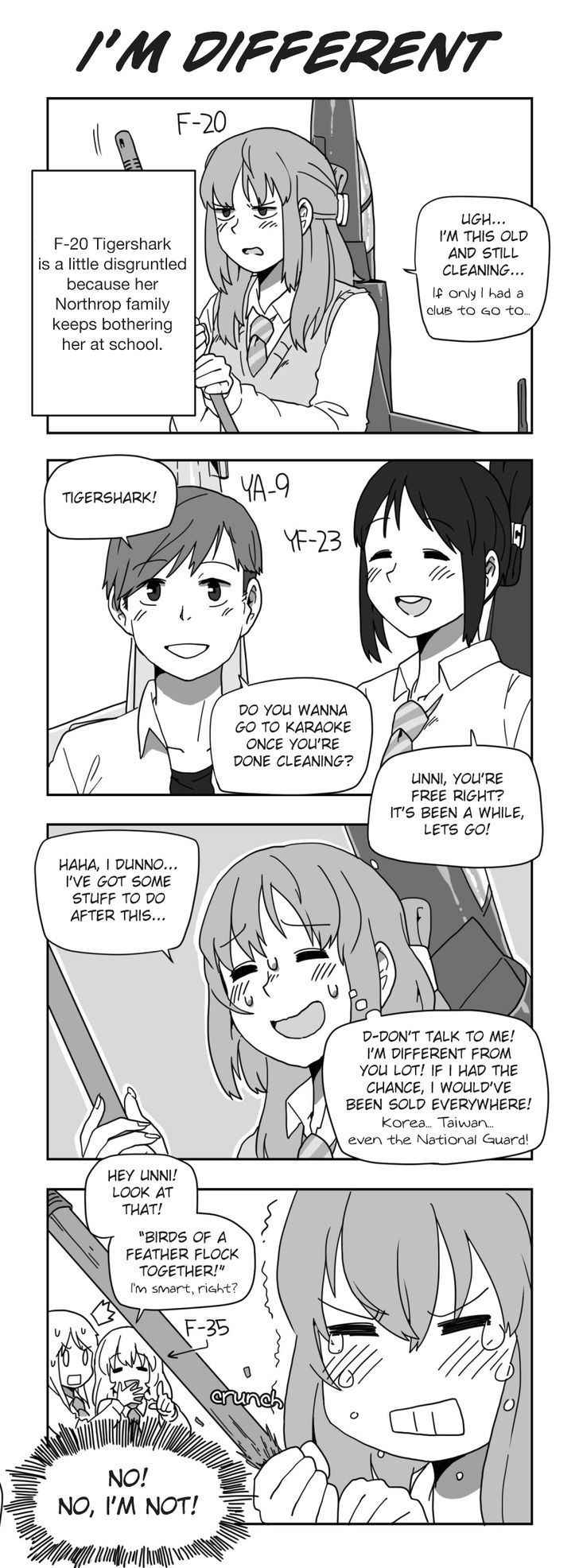 Flight Highschool Chapter 47 : 4Koma Collection - Picture 2