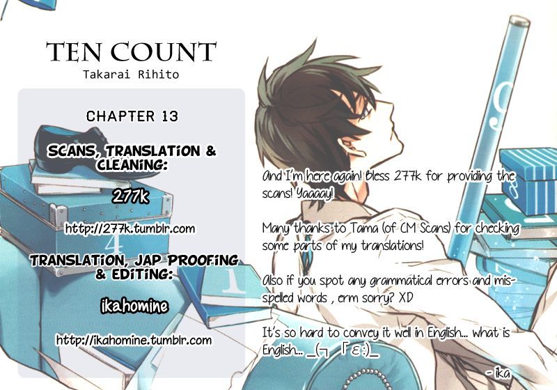 Ten Count Vol.3 Chapter 13 : Count 13 - Picture 1