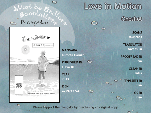 Love In Motion Chapter 3: Love In Motion (By Kumota Haruko) - Picture 1