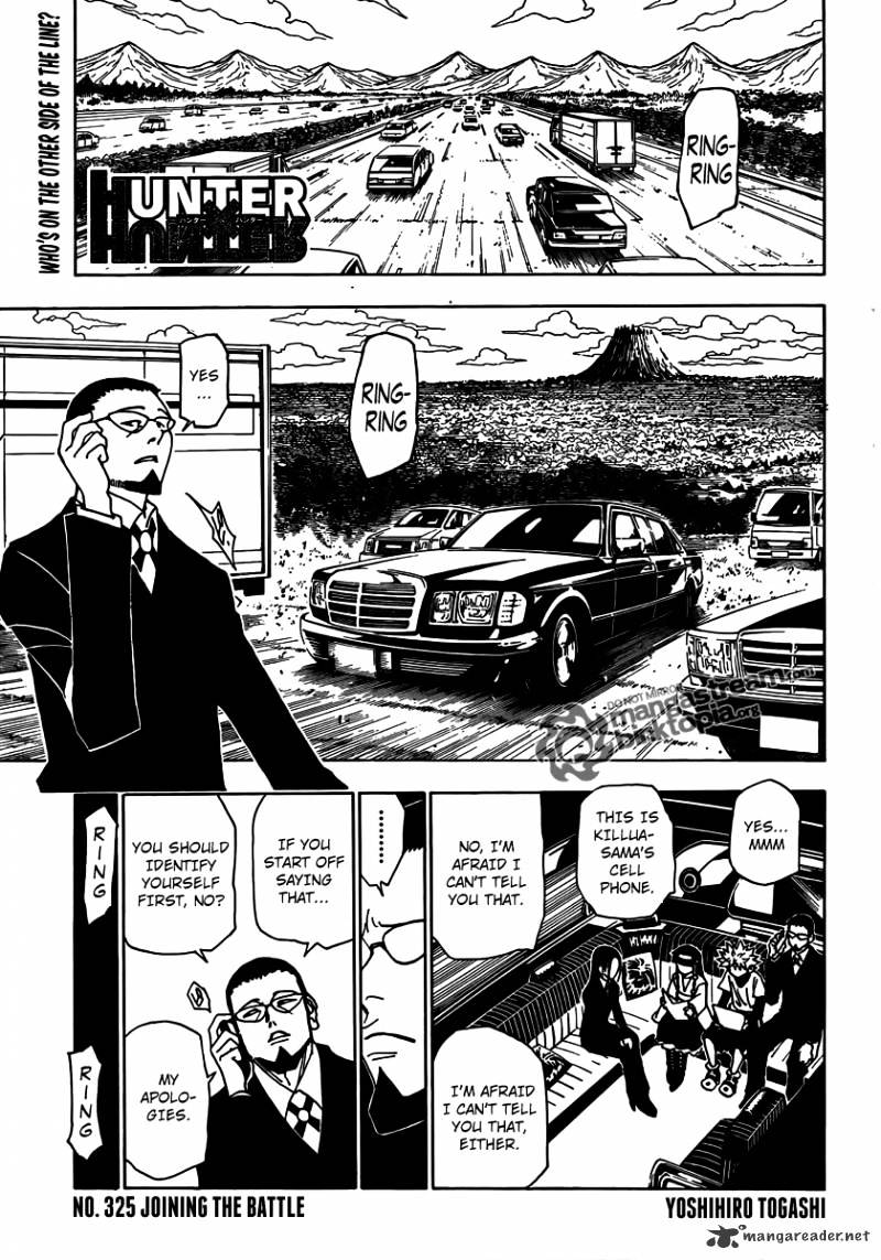 Hunter X Hunter Chapter 325 : Joining The Battle - Picture 1
