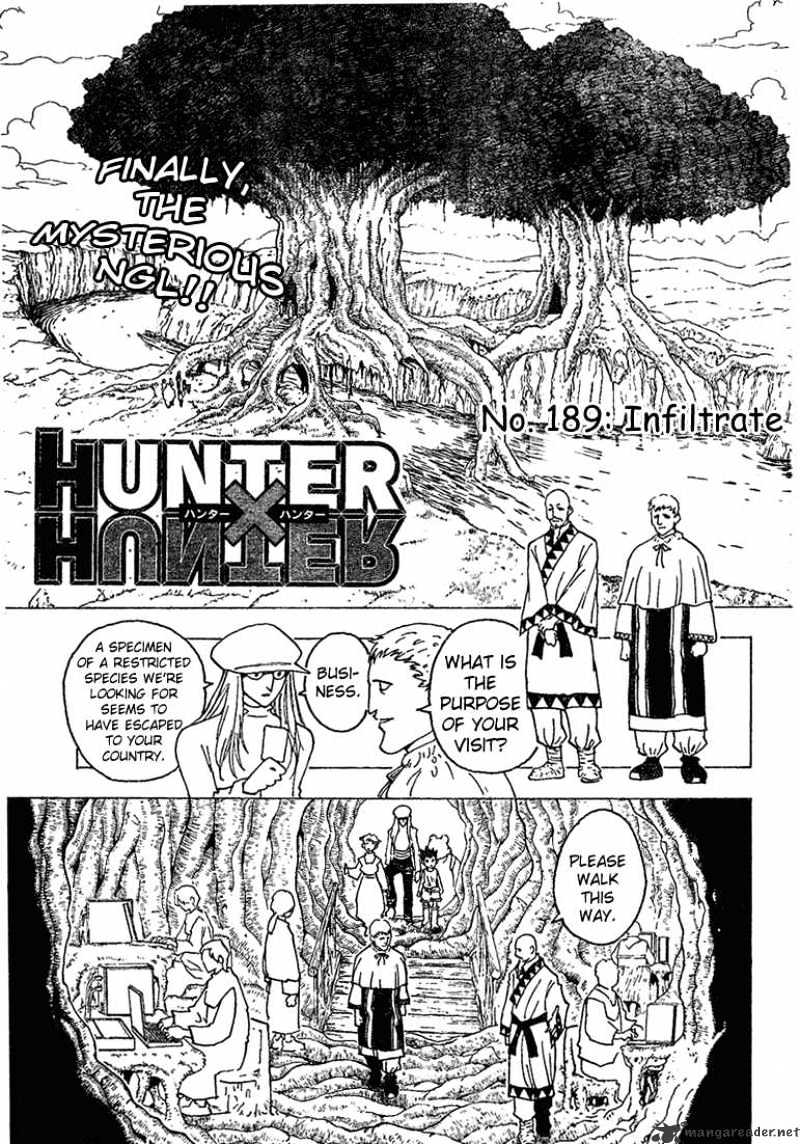 Hunter X Hunter Chapter 189 : Infiltrate - Picture 1