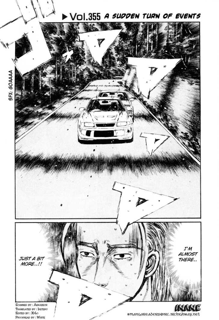 Initial D Vol.27 Chapter 355 : All Downhill From Here - Picture 1