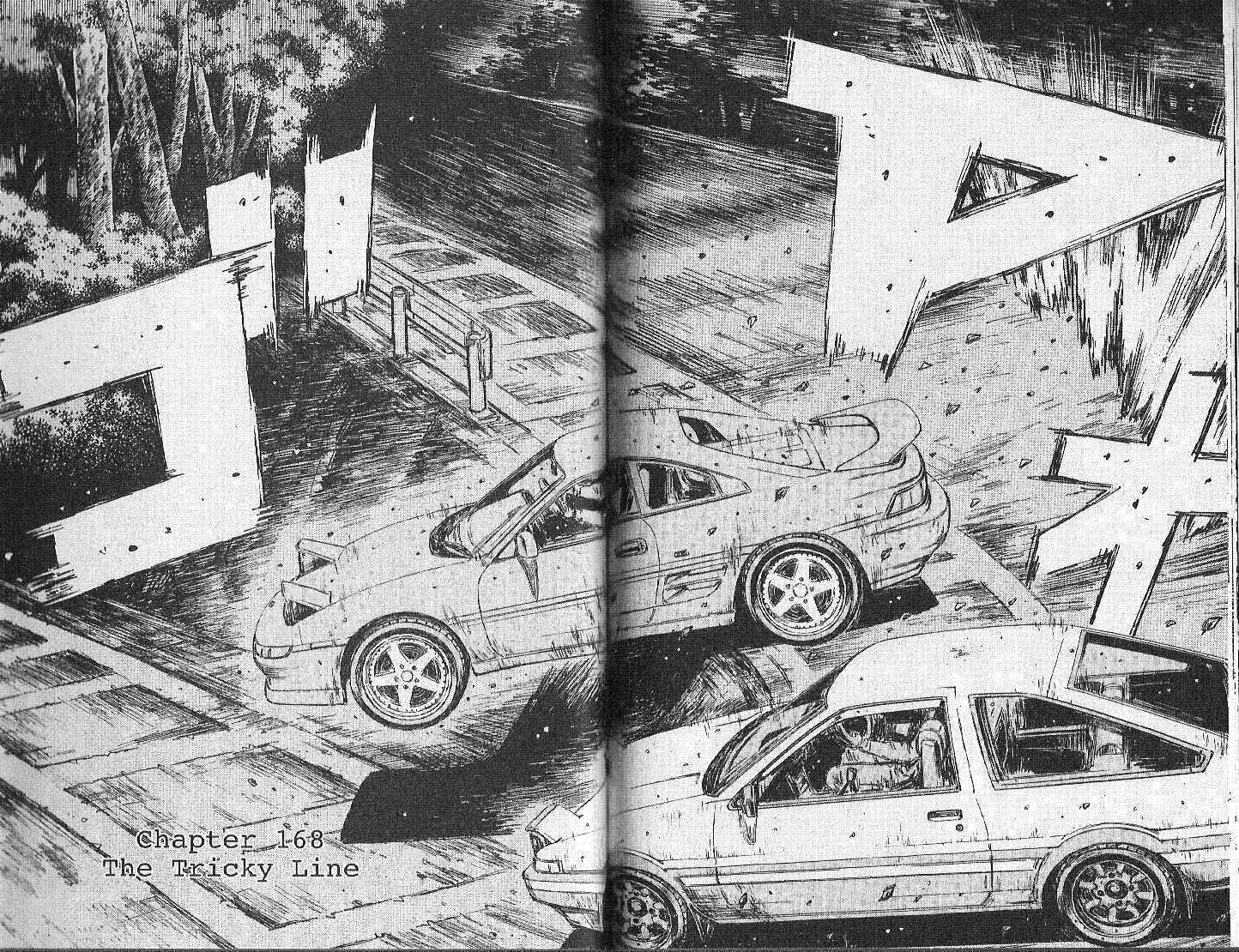 Initial D Vol.15 Chapter 168 : The Tricky Line - Picture 1