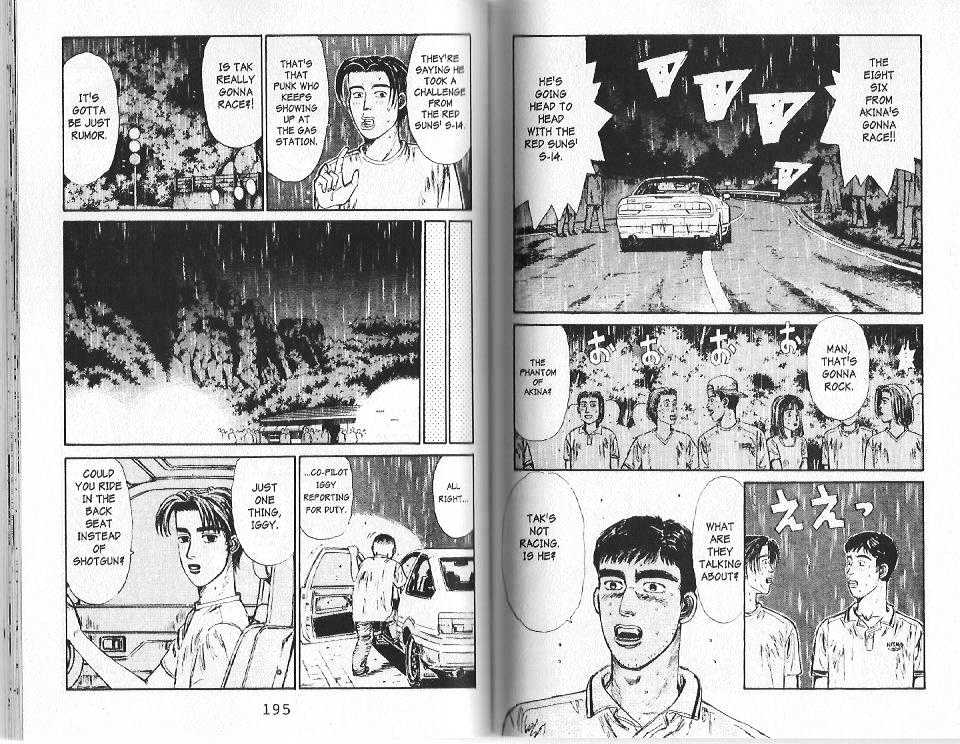 Initial D Vol.7 Chapter 75 : 75: The Terror Of A Rain Battle! 76: Unsurpassed Driver, Stando... - Picture 2