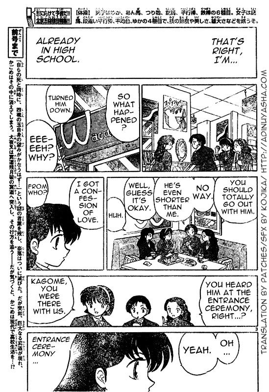 Inuyasha Vol.56 Chapter 554 : High School Life - Picture 3