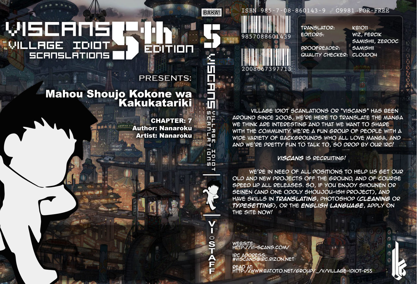 Mahou Shoujo Kokone Wa Kakukatariki Vol.1 Chapter 7 : The Mahou Shoujo, Was A Tsundere - Picture 1