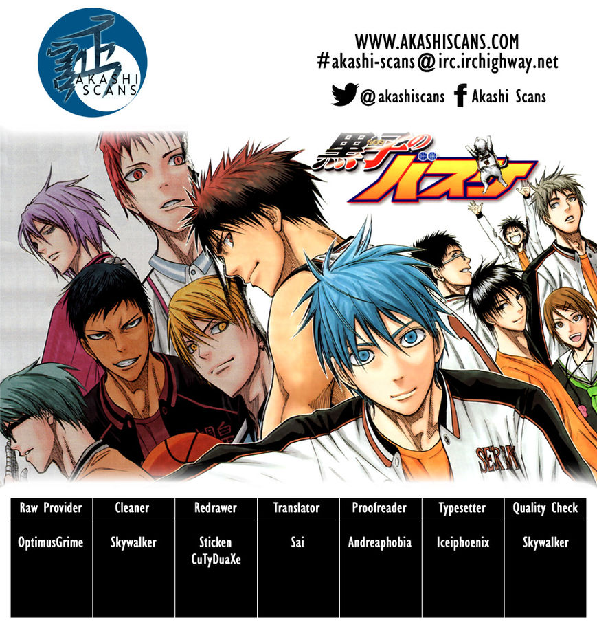 Kuroko No Basket Vol.23 Chapter 270 : It Was You All Along, Wasn't It? (Fixed) - Picture 2