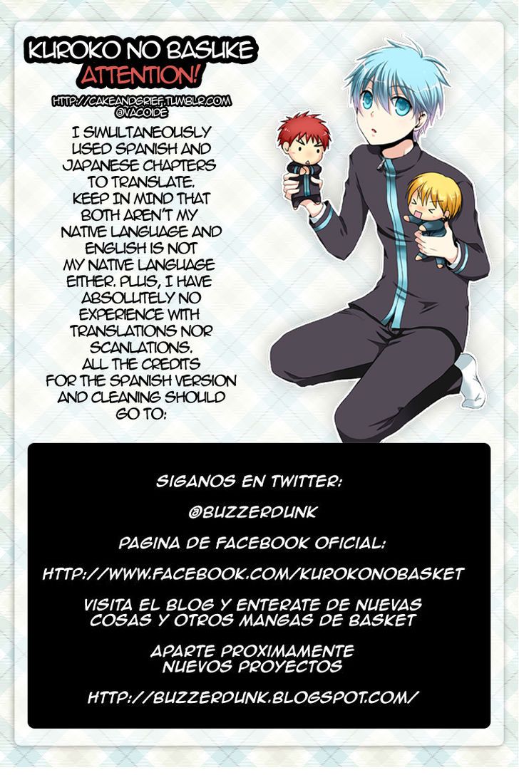 Kuroko No Basket Vol.16 Chapter 143 : There's No Way It's That Easy - Picture 1