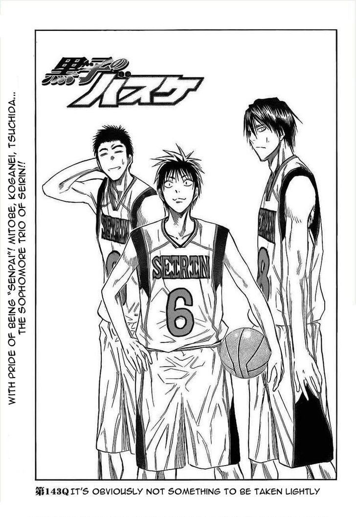 Kuroko No Basket Vol.16 Chapter 143 : There's No Way It's That Easy - Picture 2