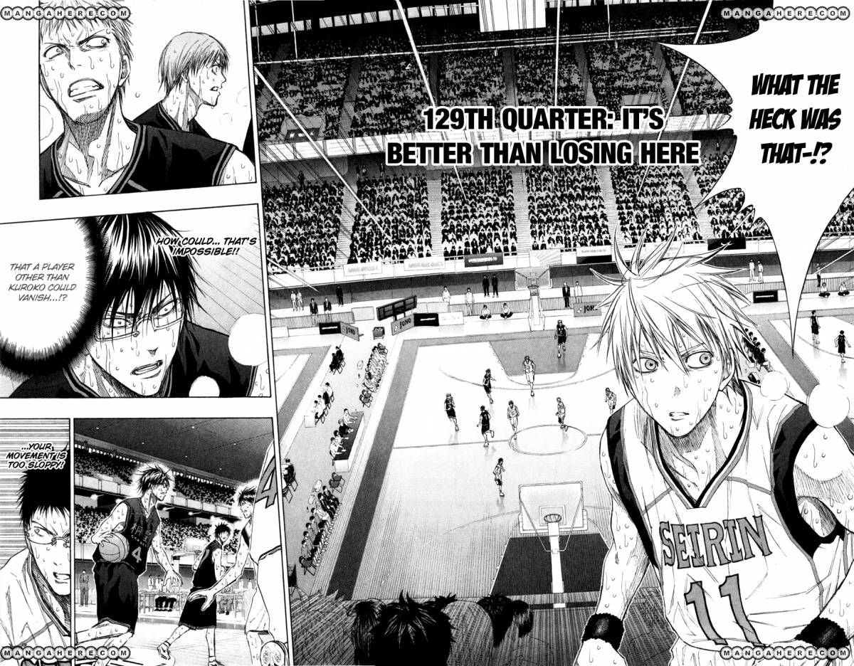 Kuroko No Basket Vol.14 Chapter 129 : It's Better Than Losing Here - Picture 1