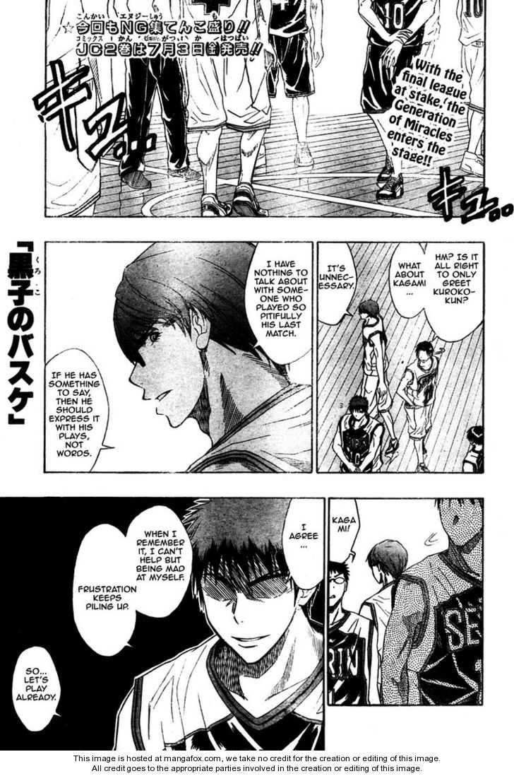 Kuroko No Basket Vol.04 Chapter 026 : It Would Be A Problem - Picture 1
