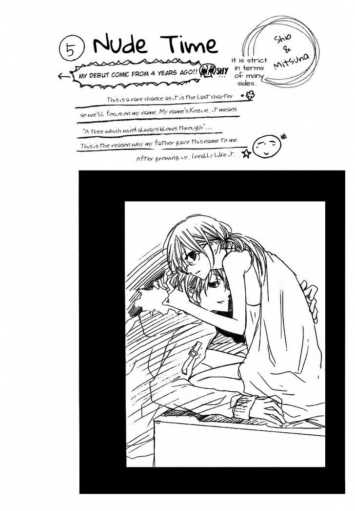 Hidarite No Love Letter Vol.1 Chapter 5 : Nude Time - Picture 1