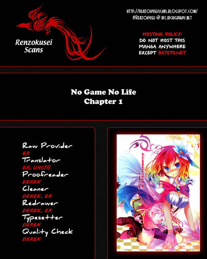 No Game No Life Chapter 1 - Picture 1