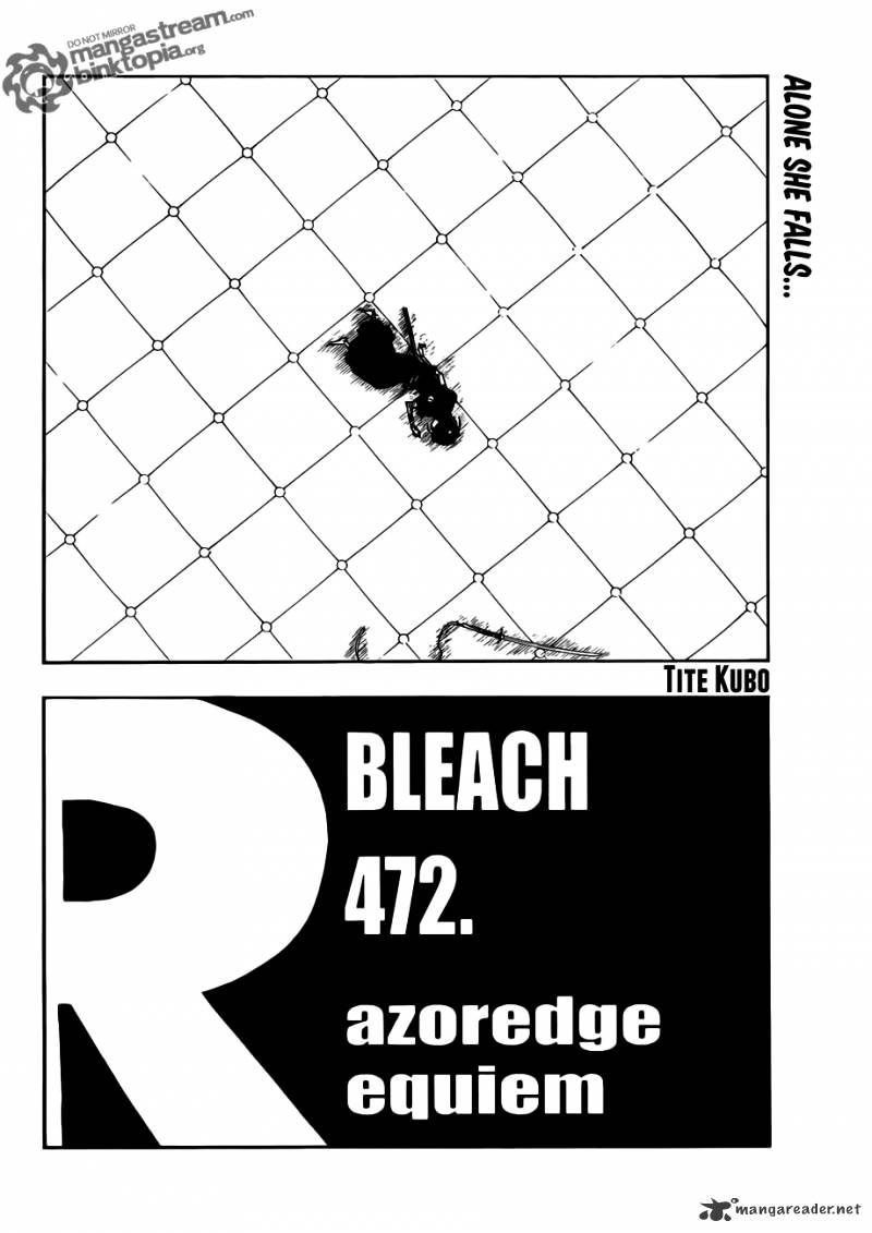 Bleach Chapter 472 : Razoredge Requiem - Picture 2