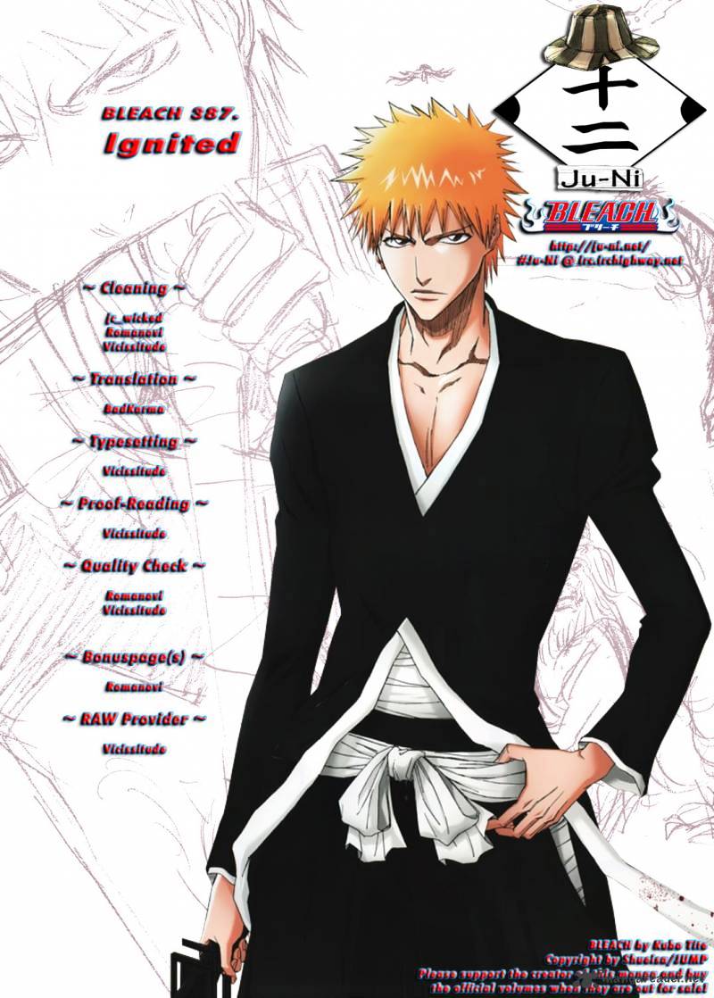 Bleach Chapter 387 : Ignited - Picture 1