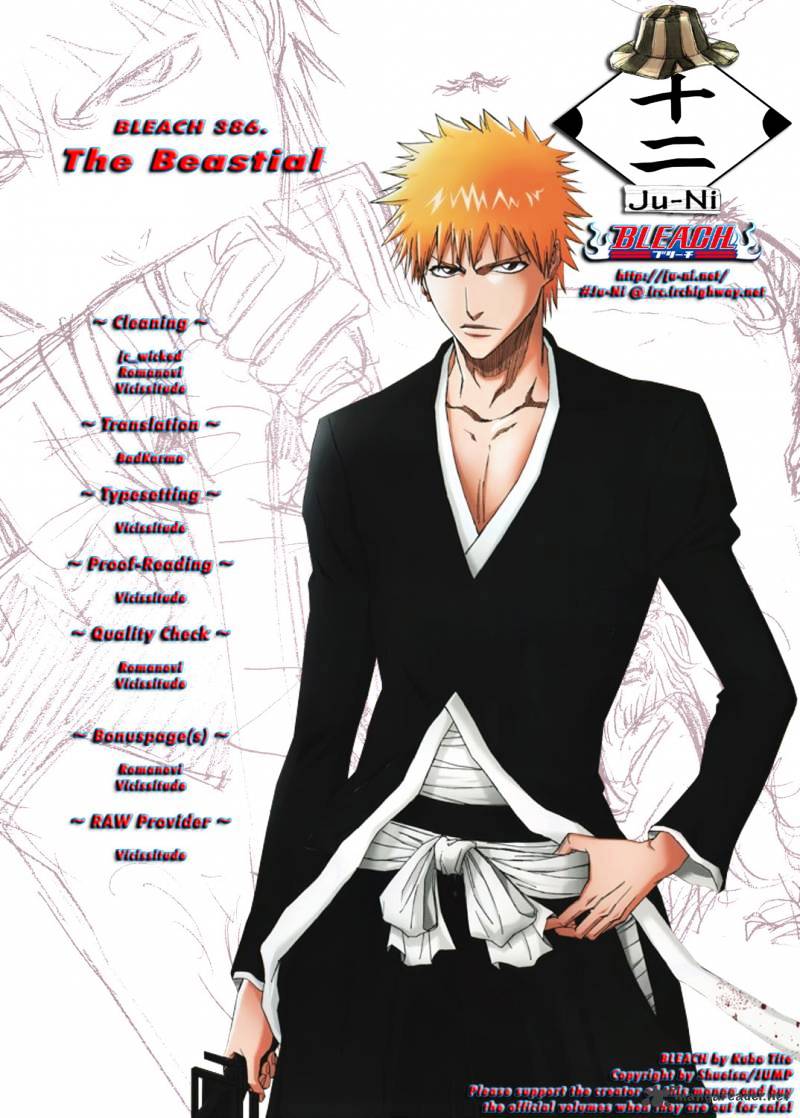 Bleach Chapter 386 : The Bestial - Picture 1