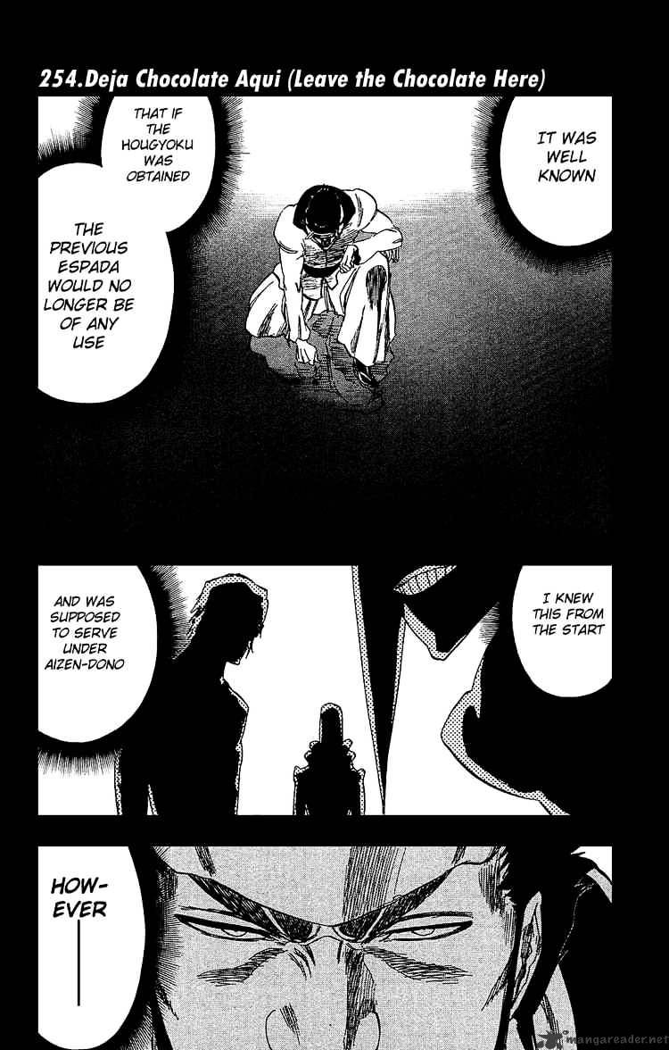 Bleach Chapter 254 : Leave The Chocolate Here - Picture 1