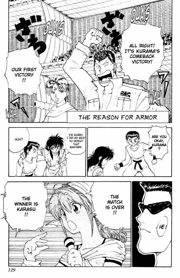 Yu Yu Hakusho Chapter 98 : The Reason For Armor - Picture 1