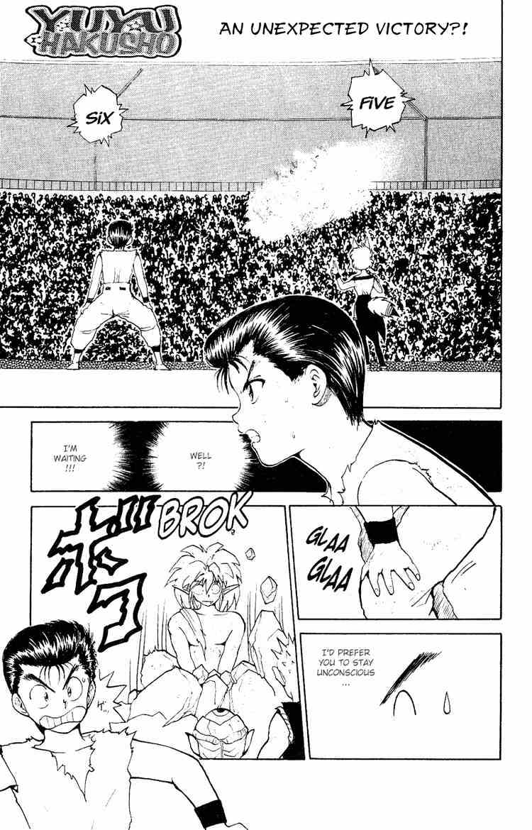Yu Yu Hakusho Chapter 73 : Unexpected Victory - Picture 3