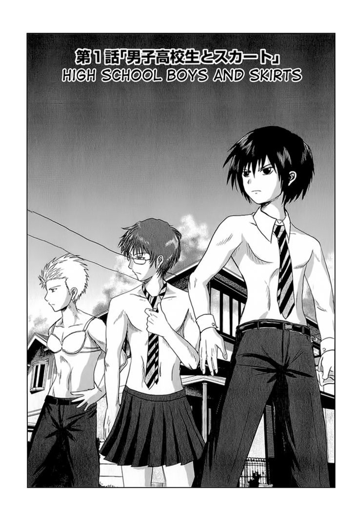 Danshi Koukousei No Nichijou Vol.1 Chapter 1 : High School Boys And Skirts - Picture 2