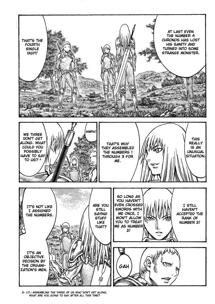 Claymore Vol.22 Chapter 125.5 : Warriors' Dawn - Picture 3
