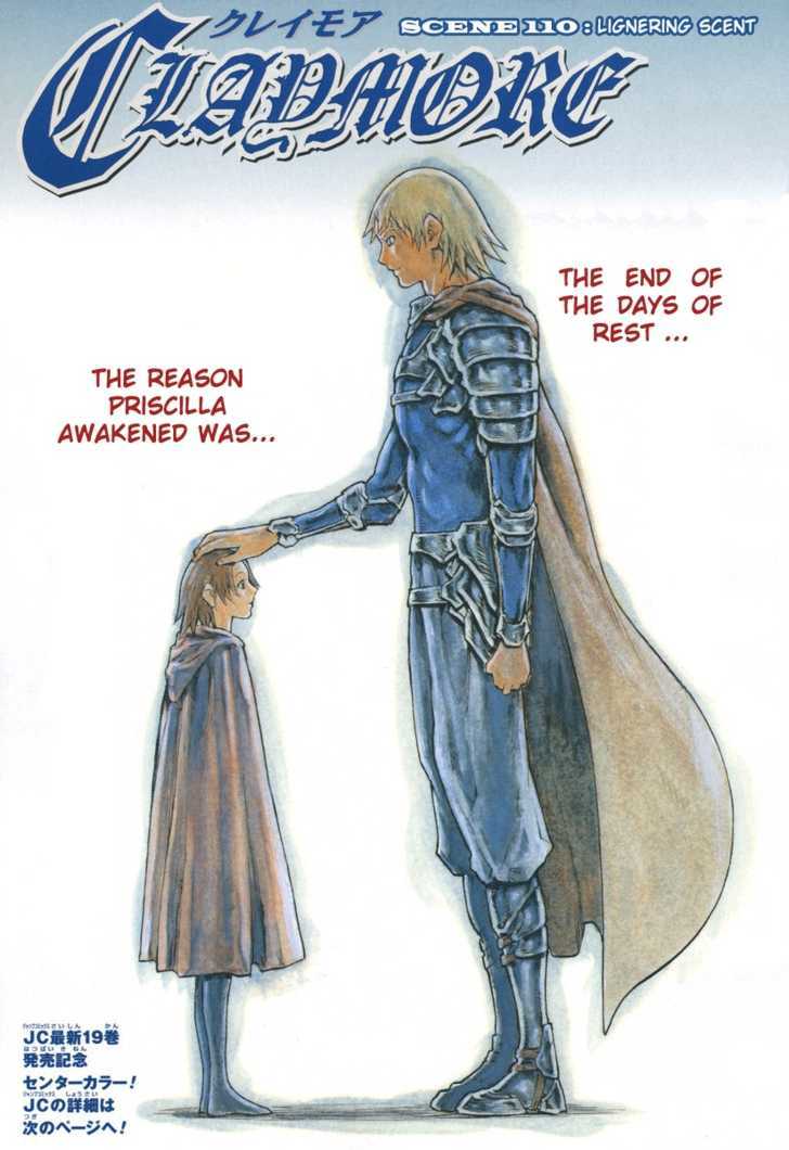 Claymore Vol.20 Chapter 110 : Lingering Scent - Picture 1