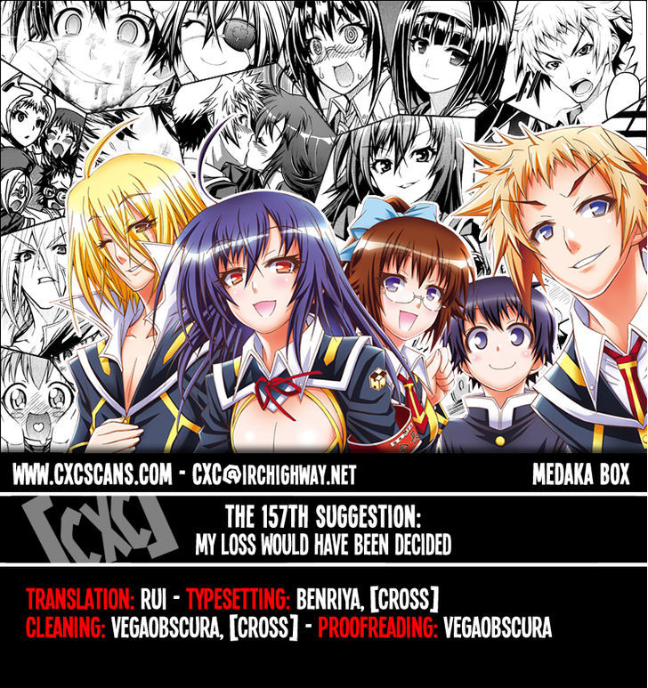Medaka Box Vol.18 Chapter 157 : My Loss Would Have Been Decided - Picture 1