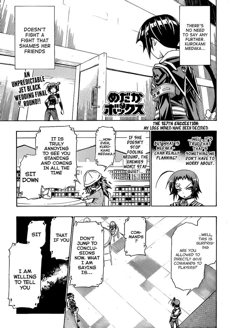 Medaka Box Vol.18 Chapter 157 : My Loss Would Have Been Decided - Picture 3