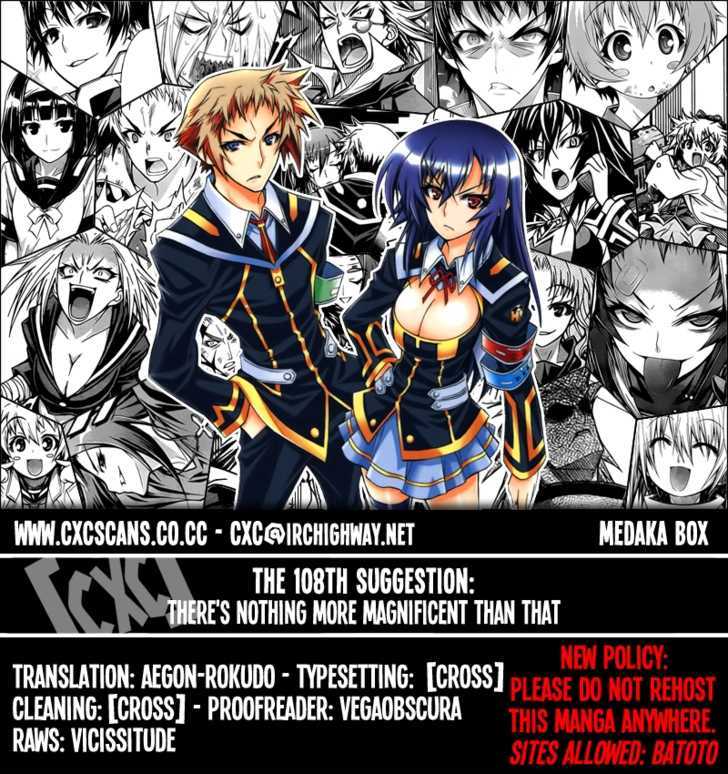 Medaka Box Vol.13 Chapter 108 : There S Nothing More Magnificent Than That - Picture 1
