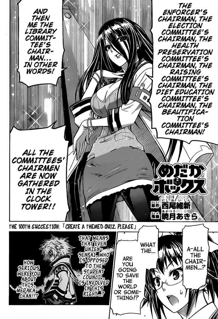 Medaka Box Vol.12 Chapter 100 : Create A Themed Quiz, Please - Picture 3