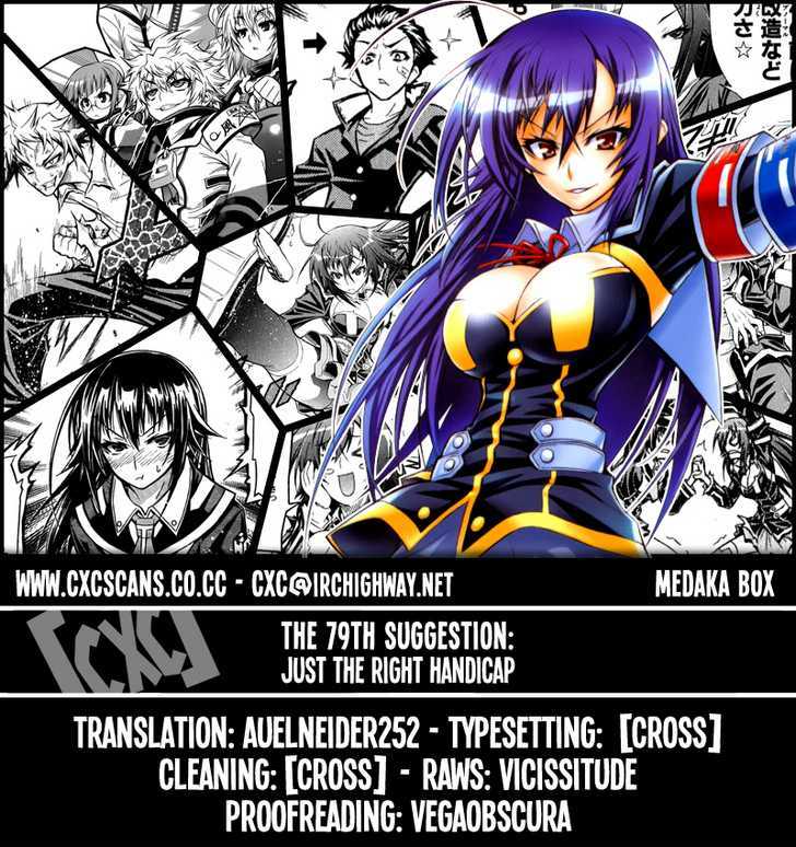 Medaka Box Vol.9 Chapter 79 : Just The Right Handicap - Picture 1