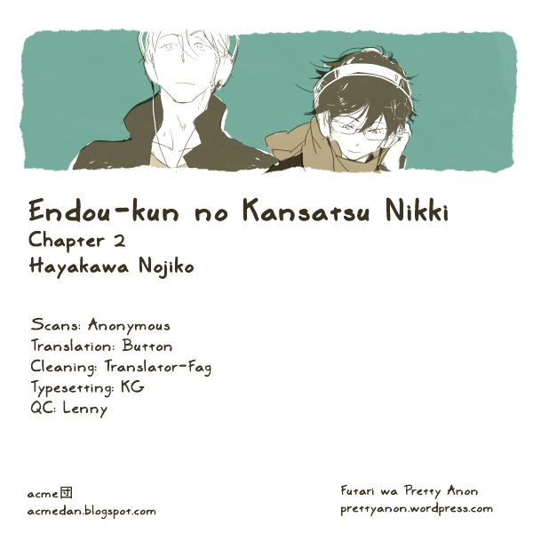 Endou-Kun No Kansatsu Nikki Vol.1 Chapter 2 - Picture 1