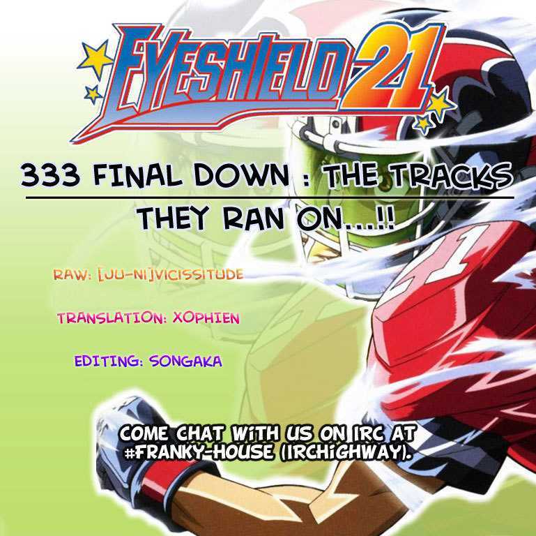 Eyeshield 21 Chapter 333 : Final Down: The Tracks They Ran On...!! (End) - Picture 1