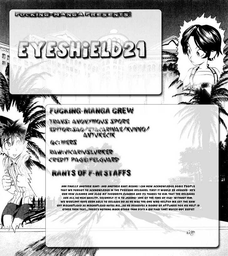 Eyeshield 21 Chapter 111 : World Of The Quarter Finals - Picture 1
